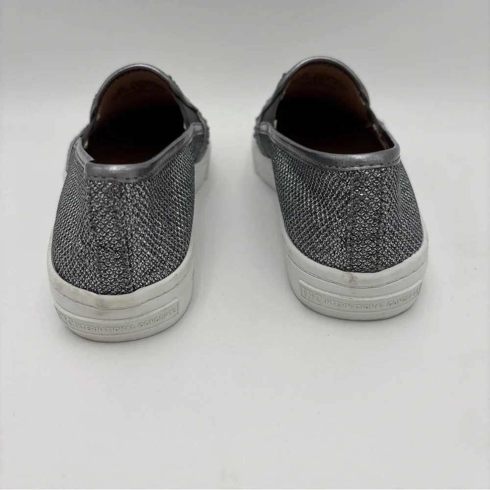 INC International Concepts Silver Embellished‎ Slip-On Sneakers